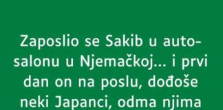 U Njemačkoj je Sakib nedavno postao član jednog auto salona…