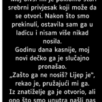 “Moj bivši mi je poklonio stari srebrni privjesak…”