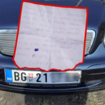 Beograđani turistički došli u Zenicu a kada su se vratili iz šetnje zatekla ih poruka na parkingu! (FOTO)